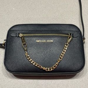 Michael Kors Jet Set Crossbody Purse Leather